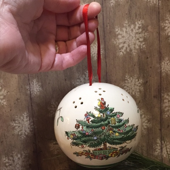 Spode England Christmas Tree Pomander Ball Vintage - Picture 7 of 15